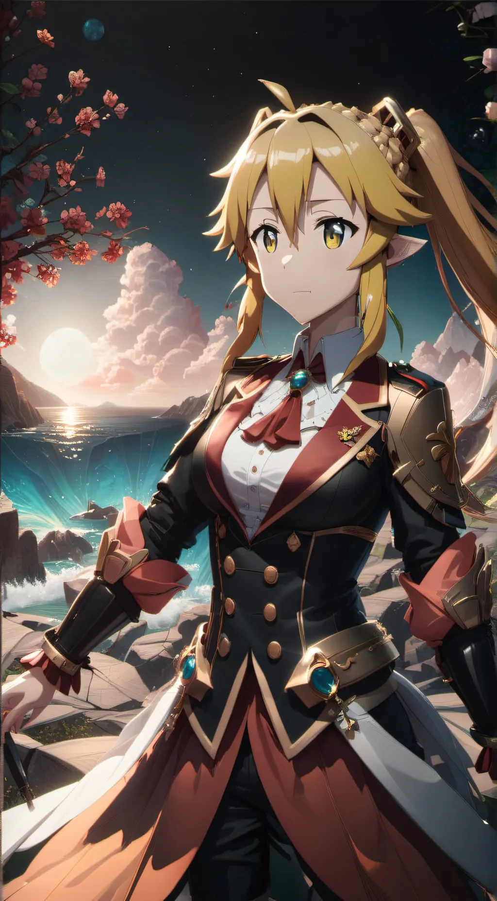 ai character: Ariel background