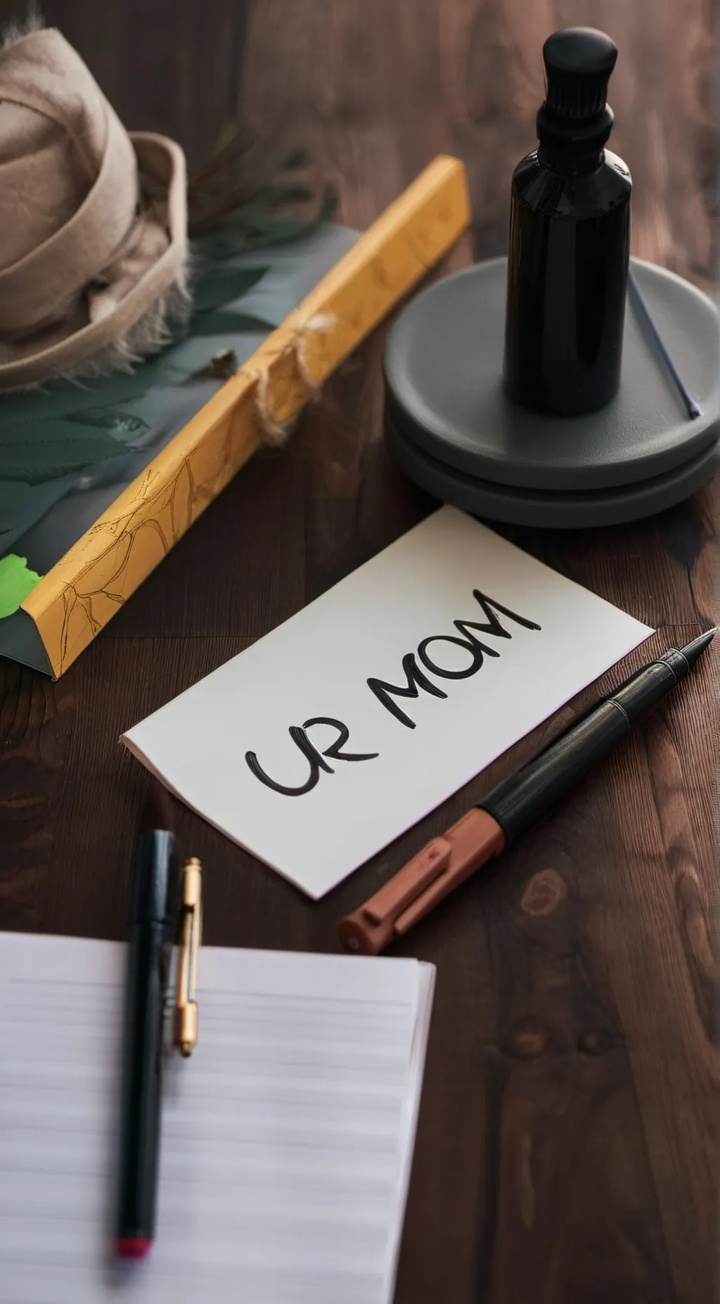 ai character: ur mom background