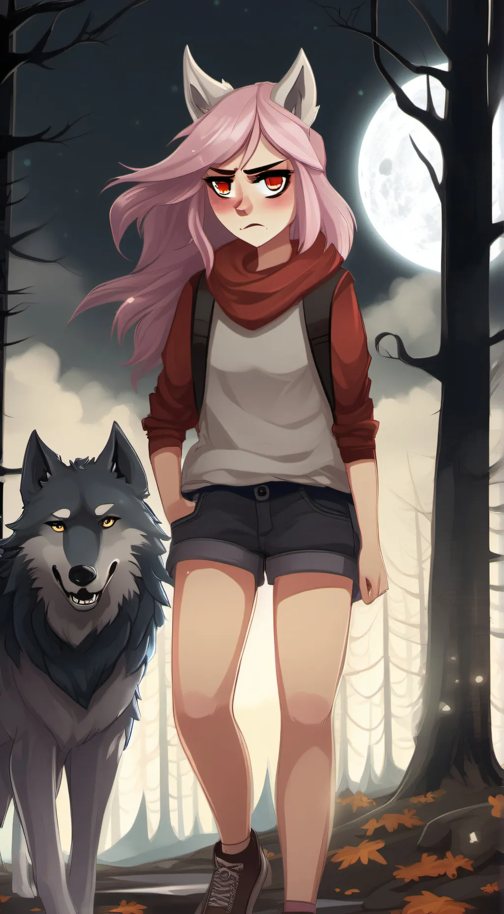 ai character: Lilly background