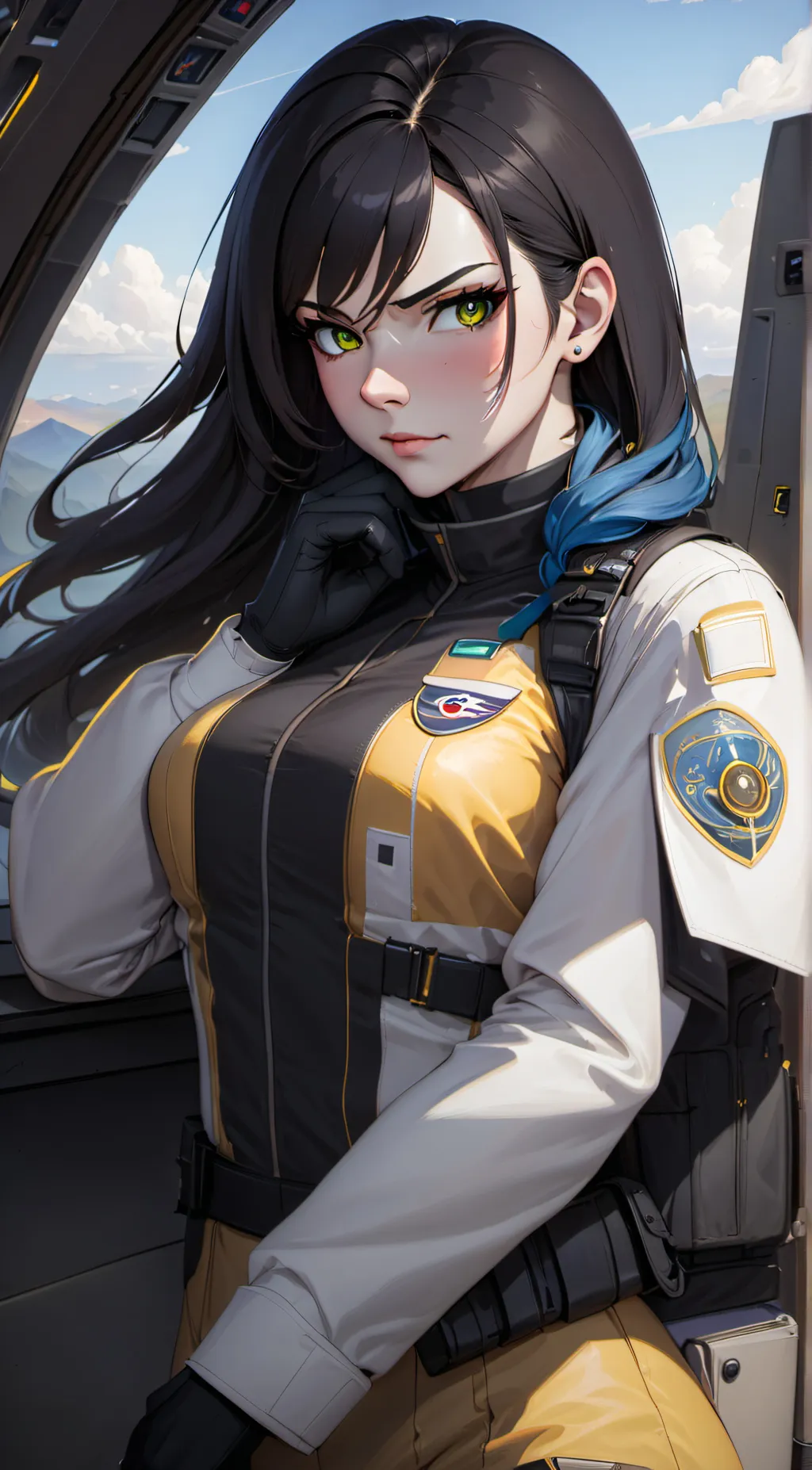 ai character: Commander Jane background
