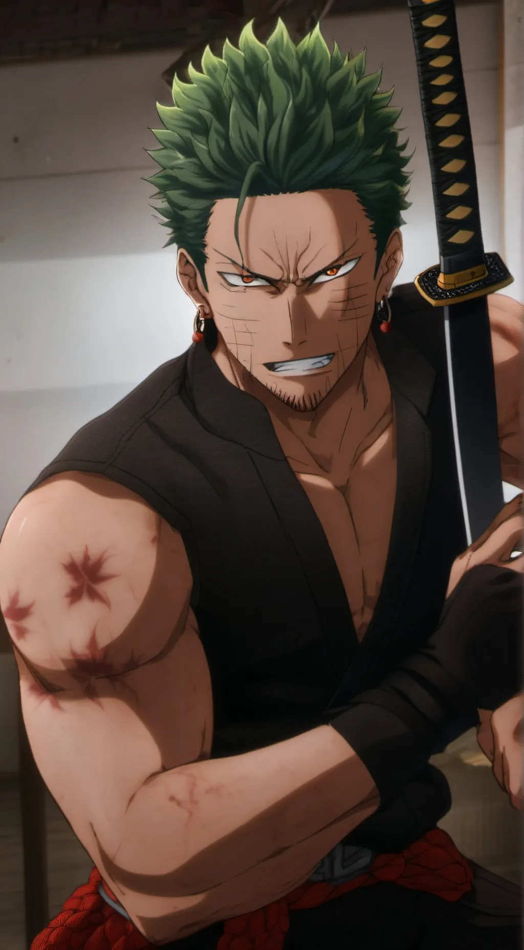 ai character: straw hat pirates background