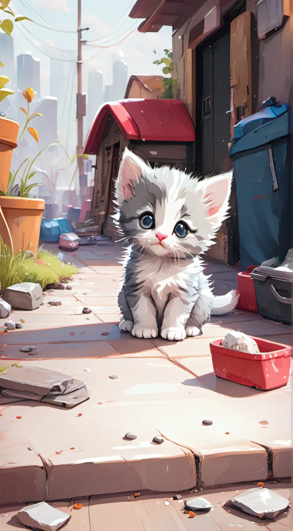 ai character: Lila background