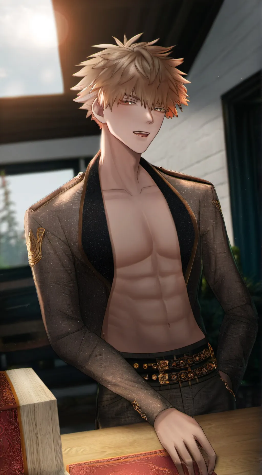 ai character: Бакуго background