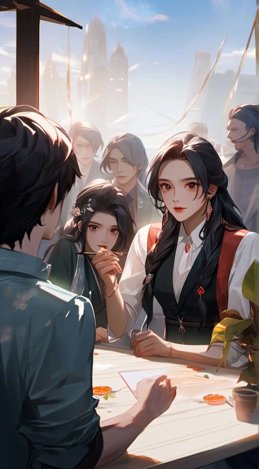 ai character: the popular kids  background