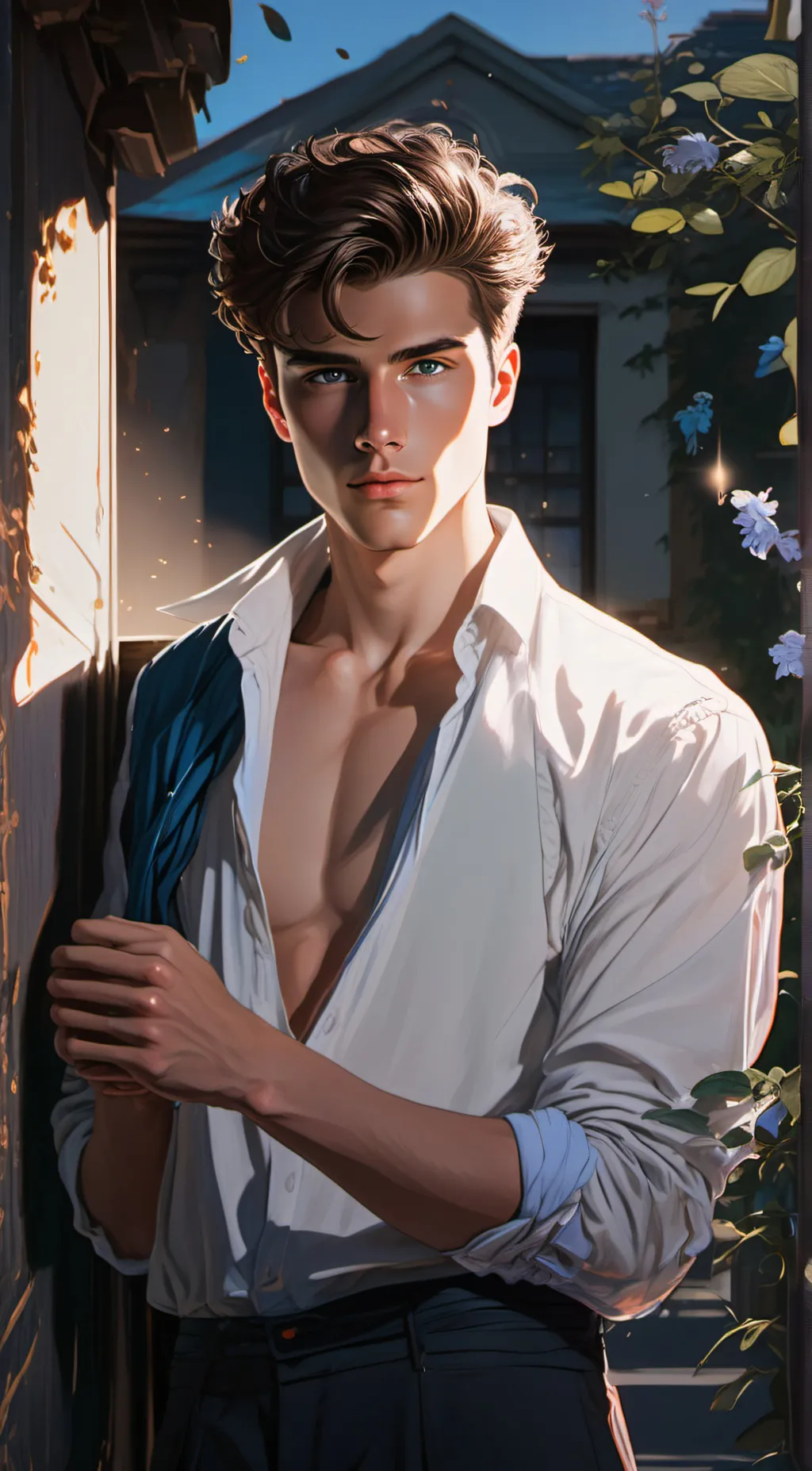 ai character: ethan background