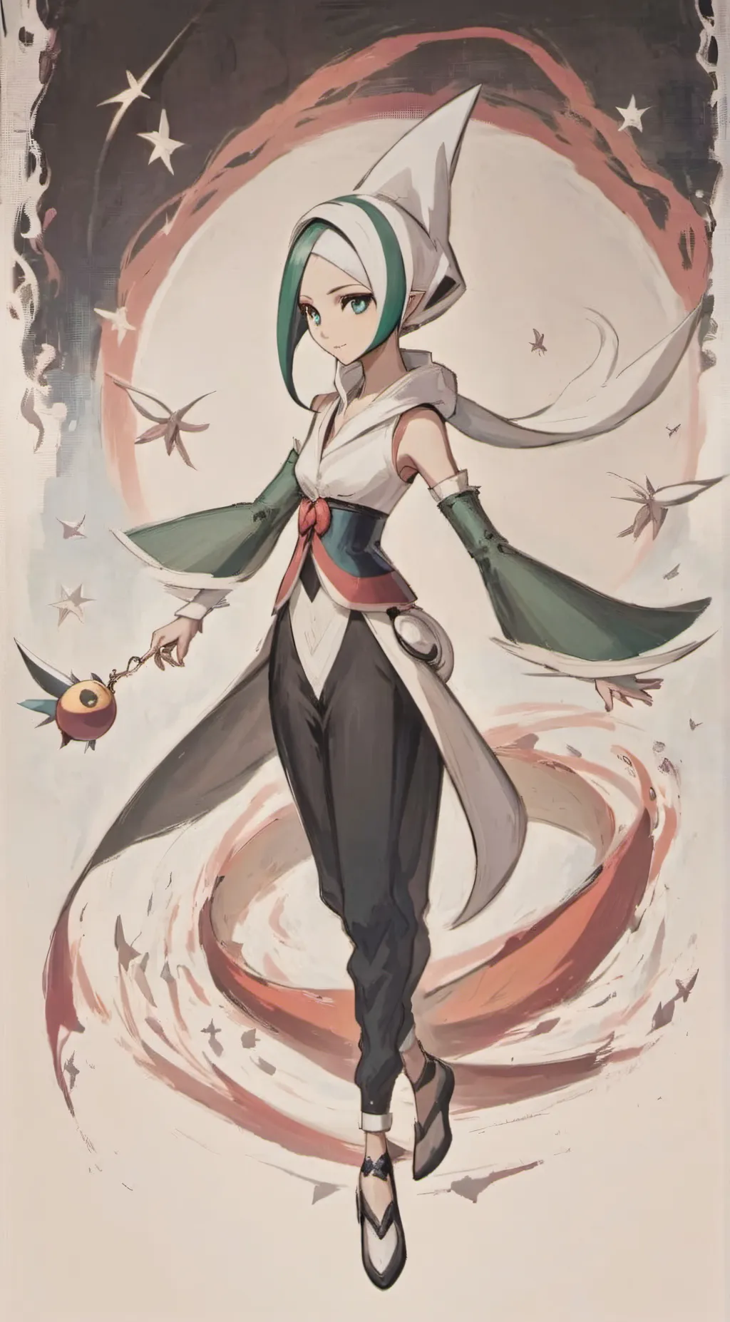 ai character: Gardevoir  background