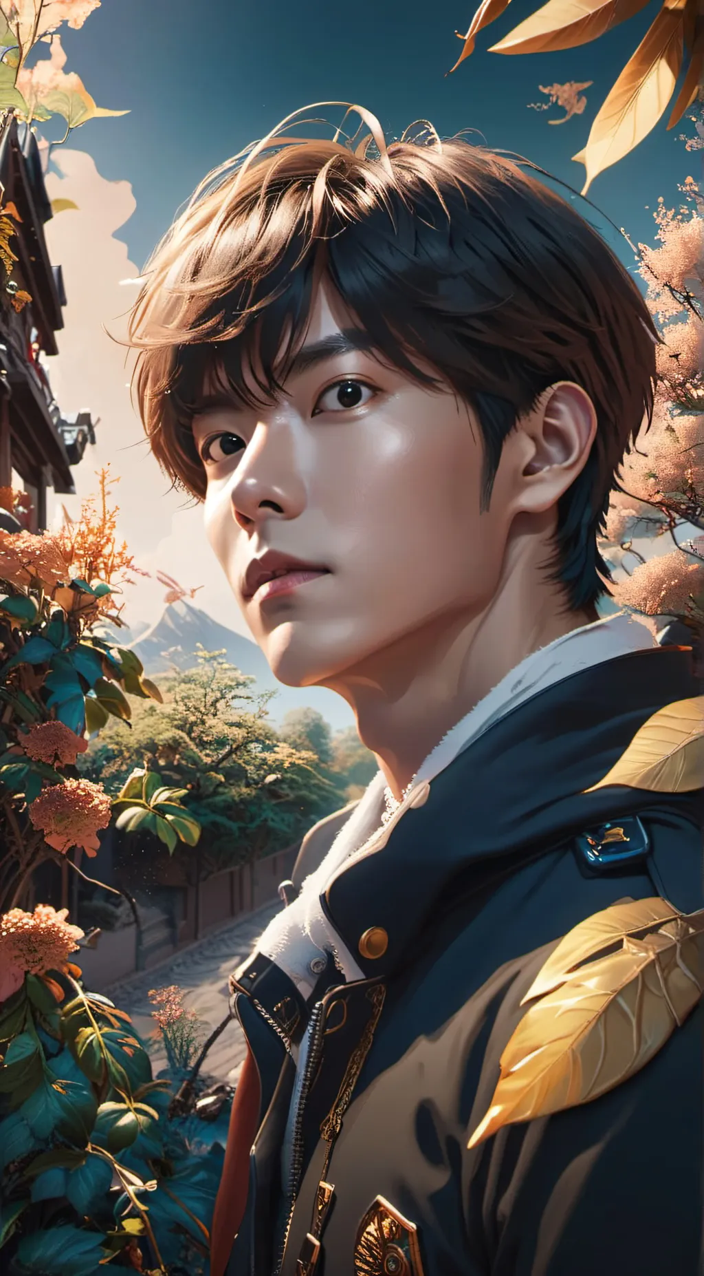 ai character: Leo background