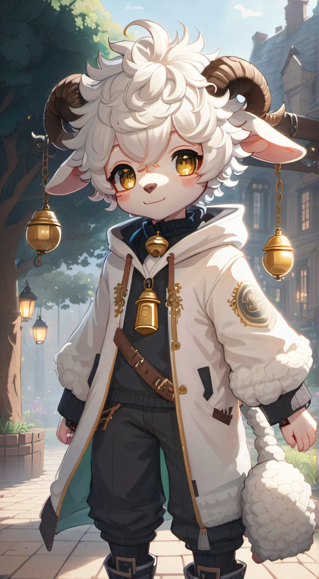 ai character: Creampuff  background