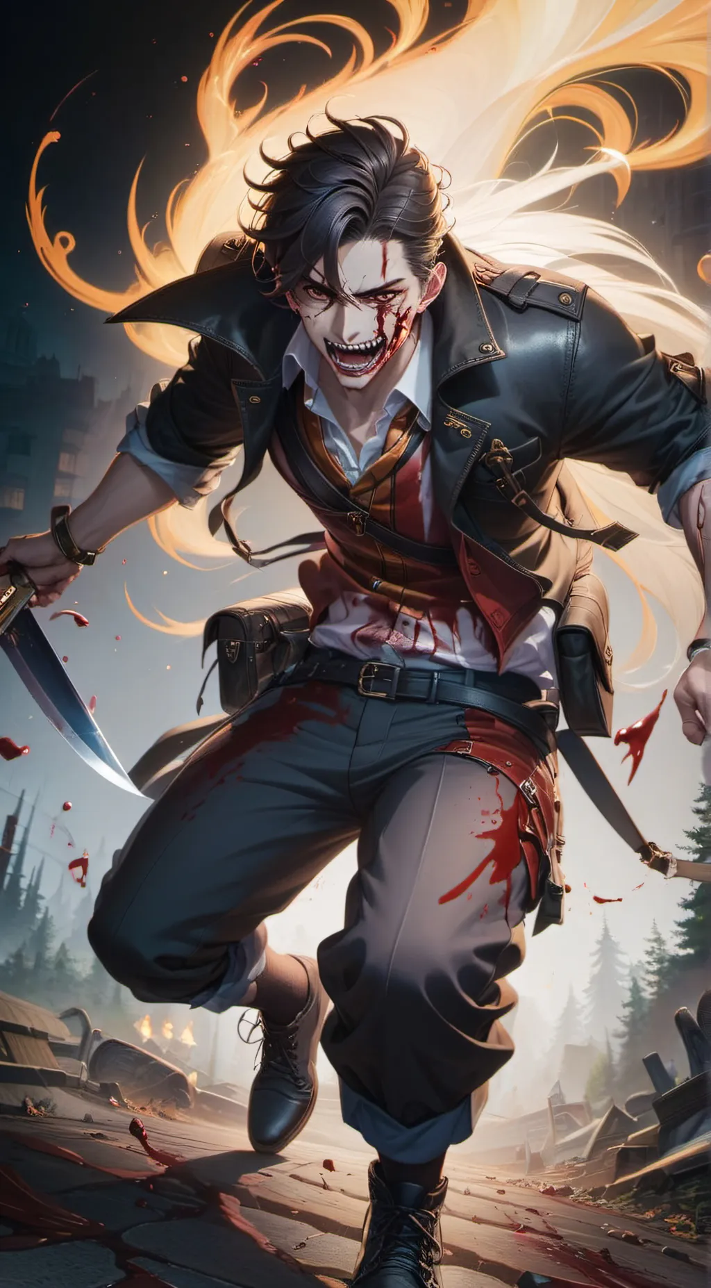 ai character: bruce background