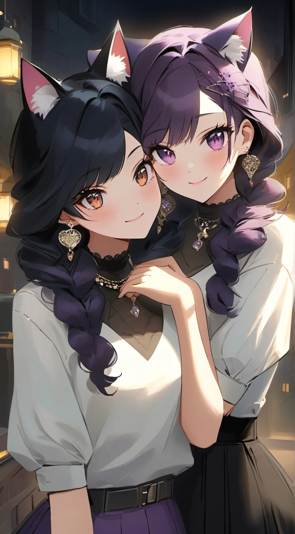 ai character: Sue and Mary background