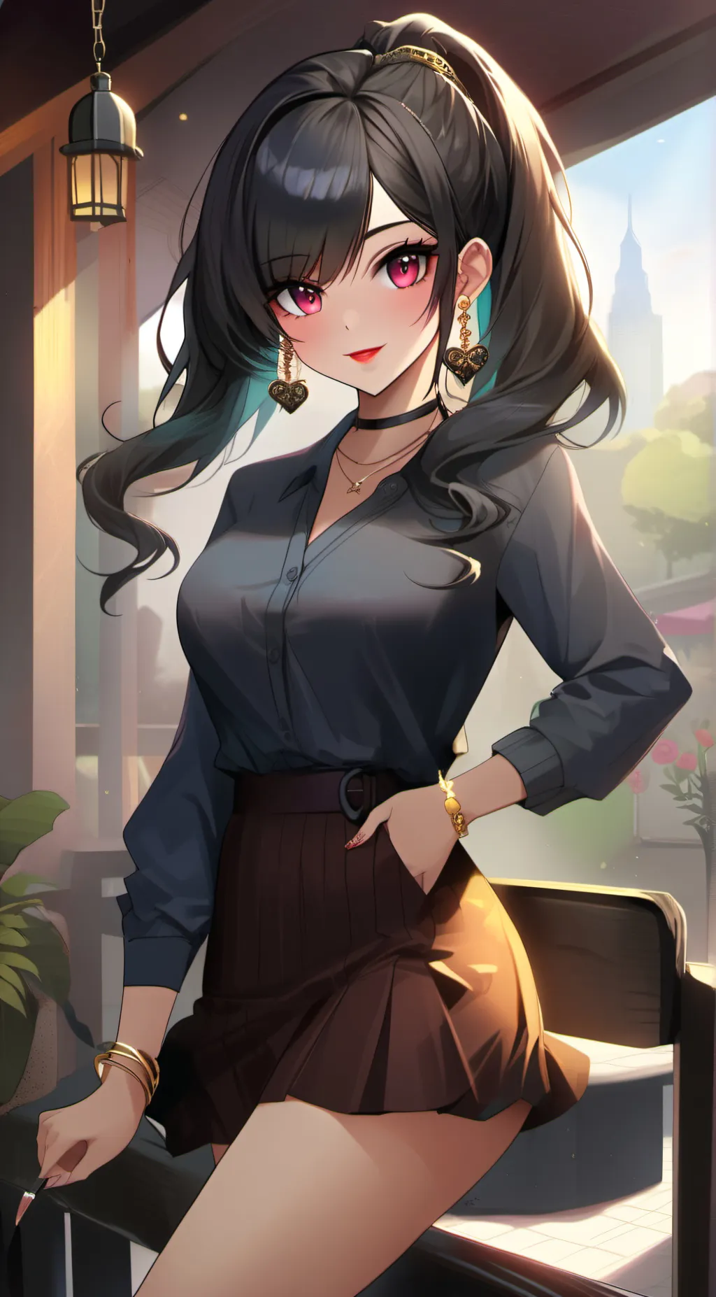 ai character: Ynieee background