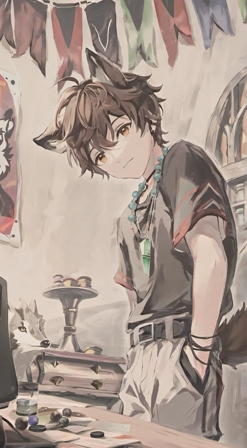 ai character: Felix background