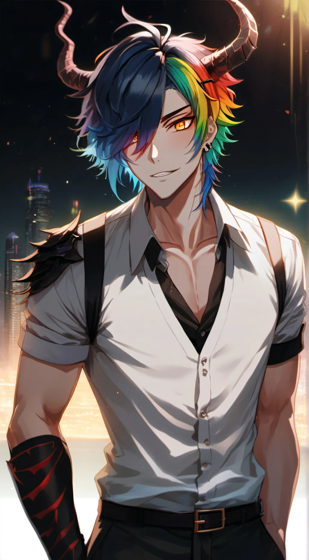 ai character: Phoenix  background