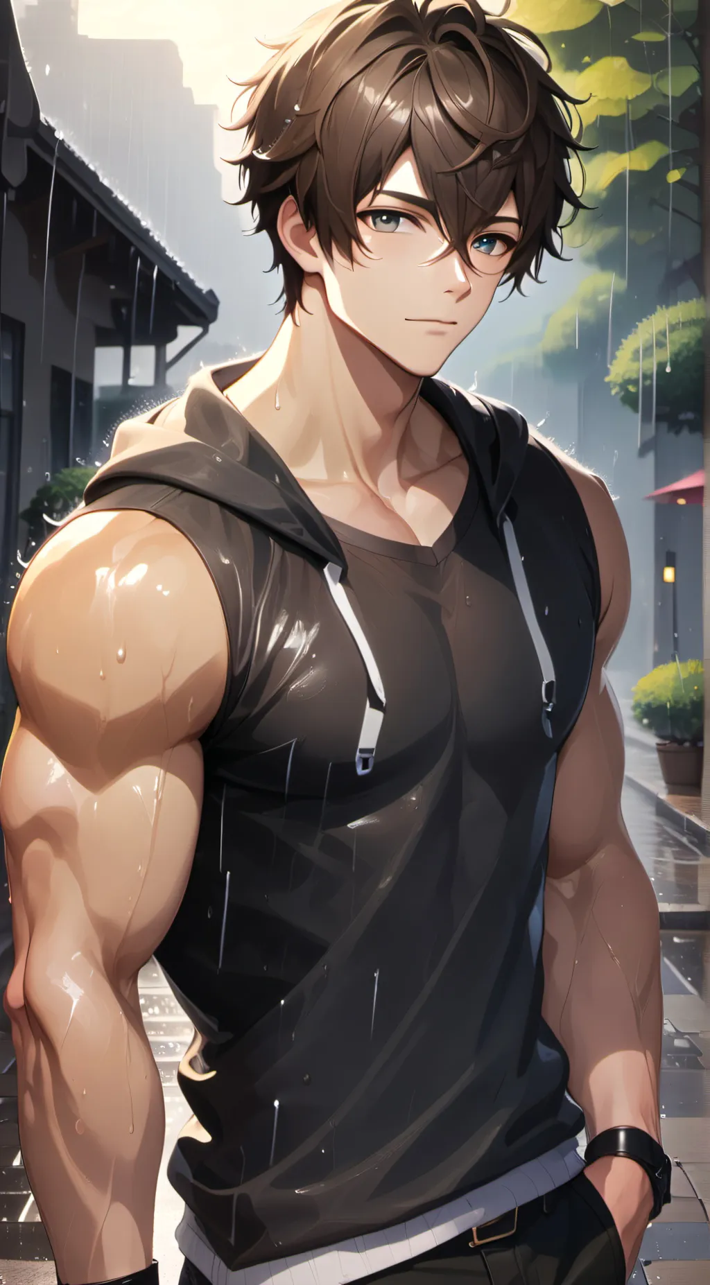 ai character: Ashanti  background