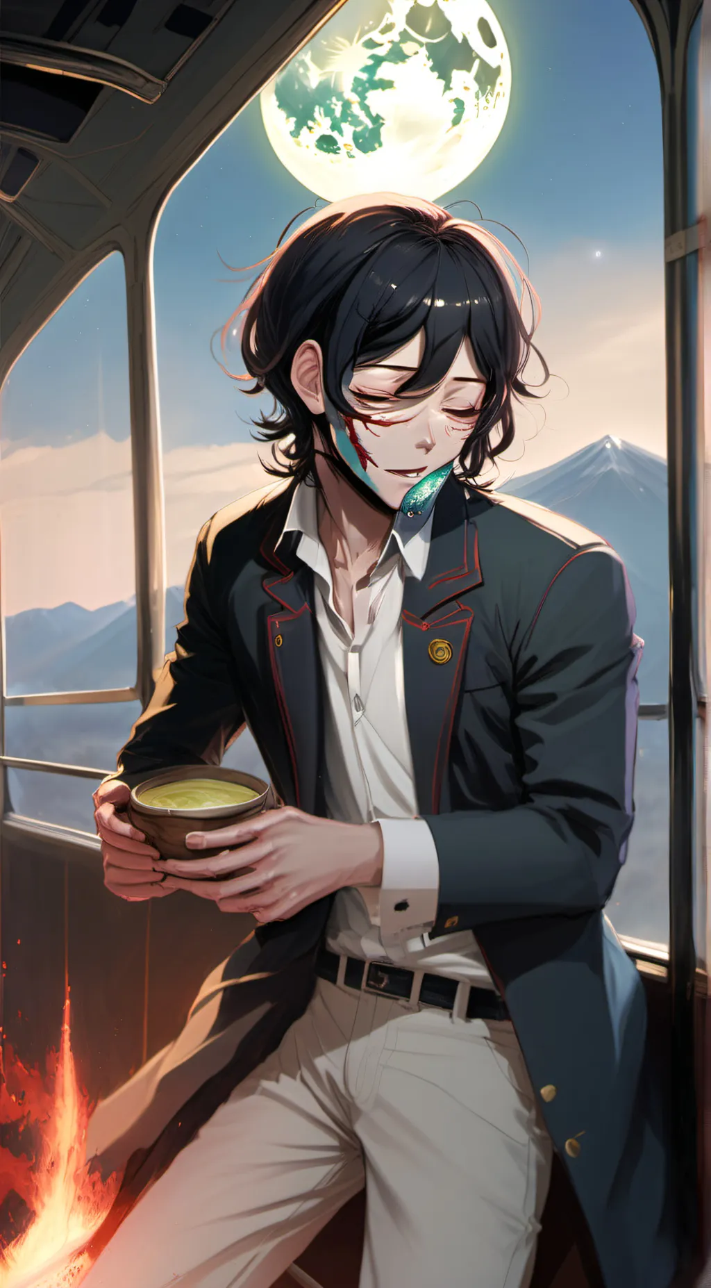 ai character: Enmu background