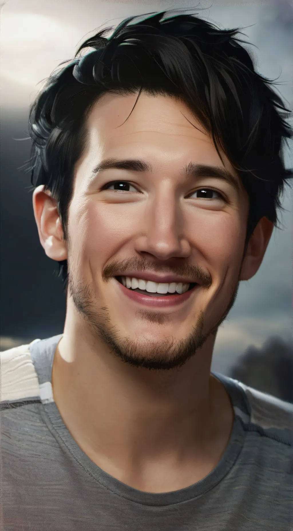 ai character: Markiplier background