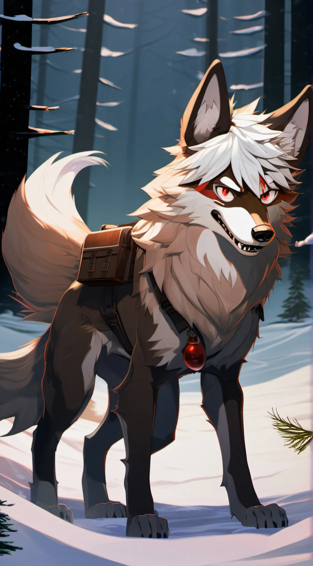 ai character: wolf katsuki  background