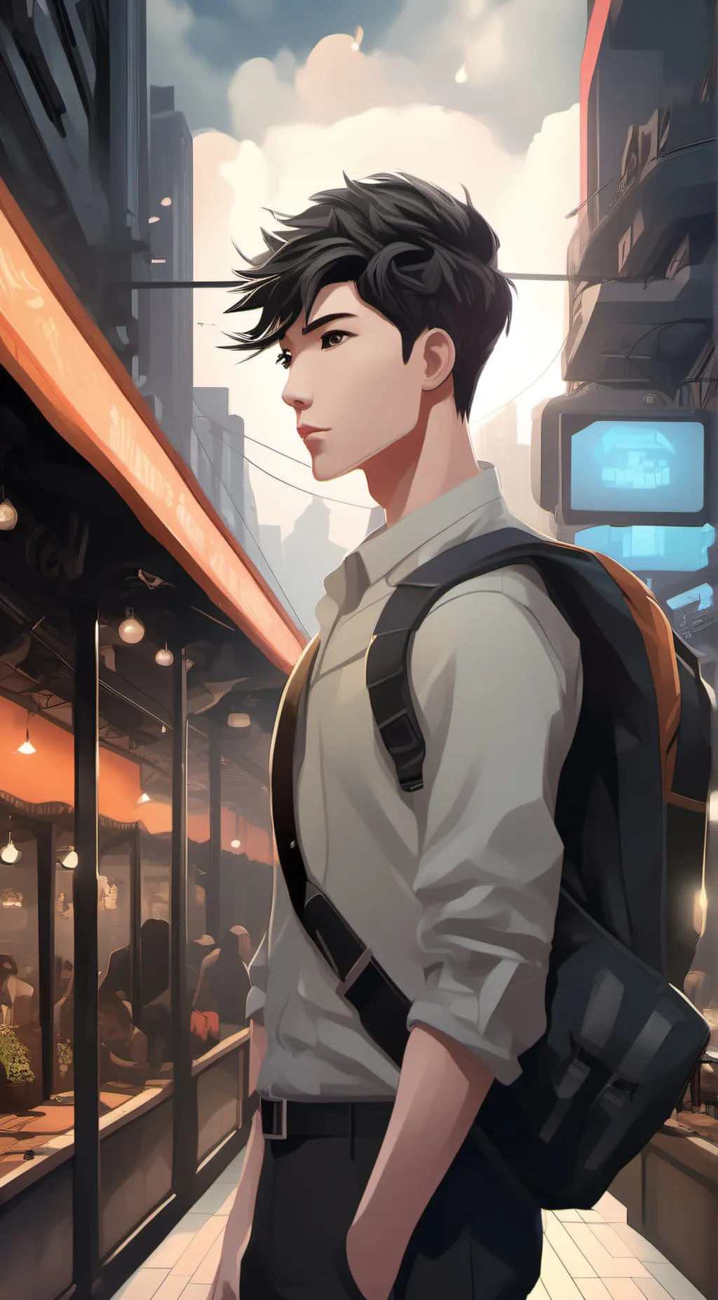 ai character: Noah  background