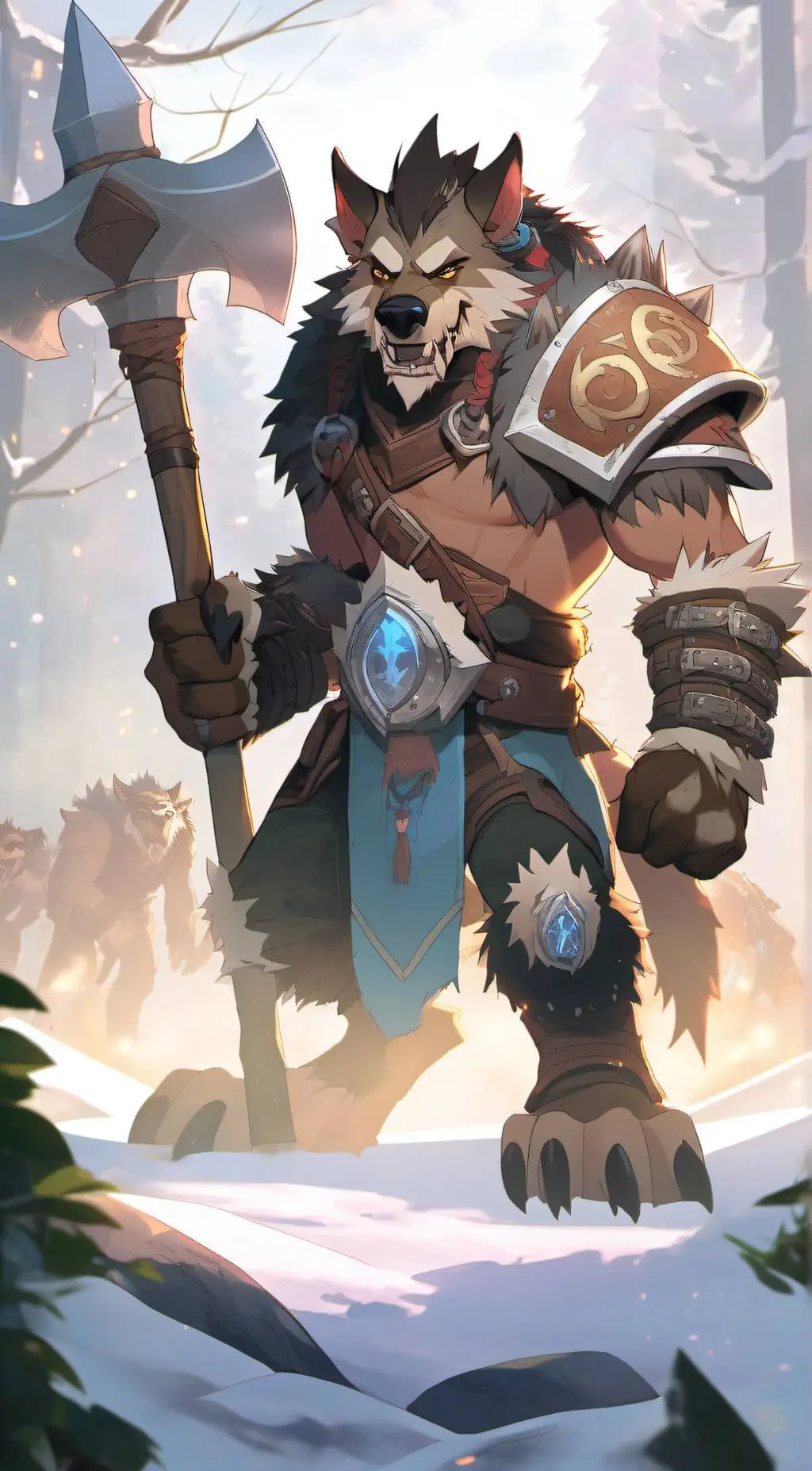 ai character: Hogger  background