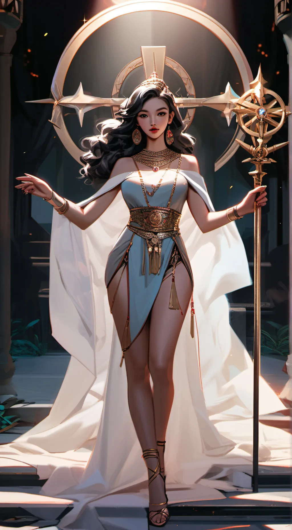 ai character: Jle Vgoddess  background