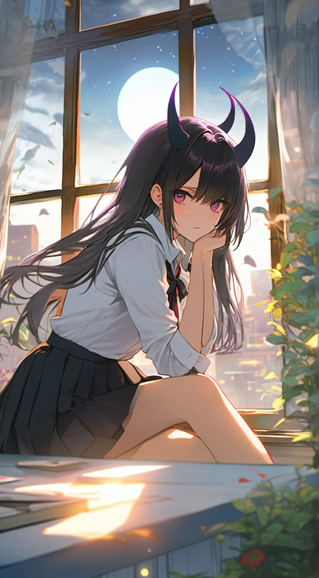 ai character: Akane background