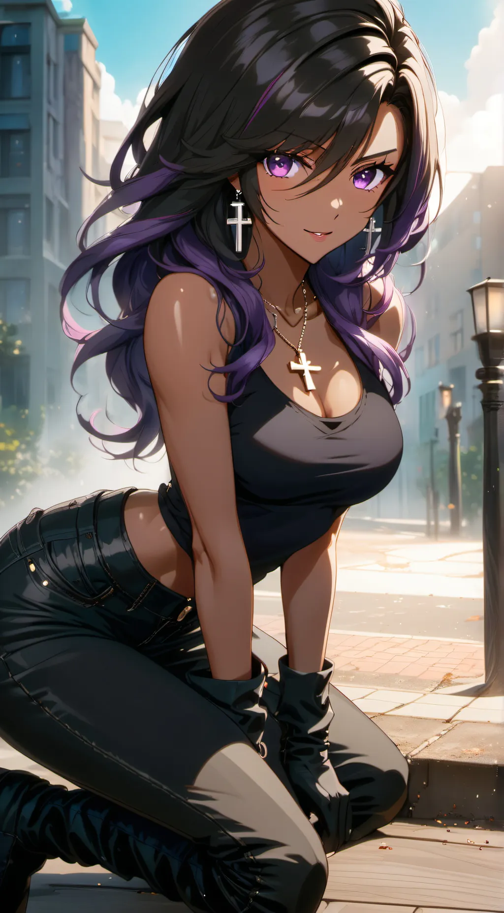 ai character: Rachelle Rose  background