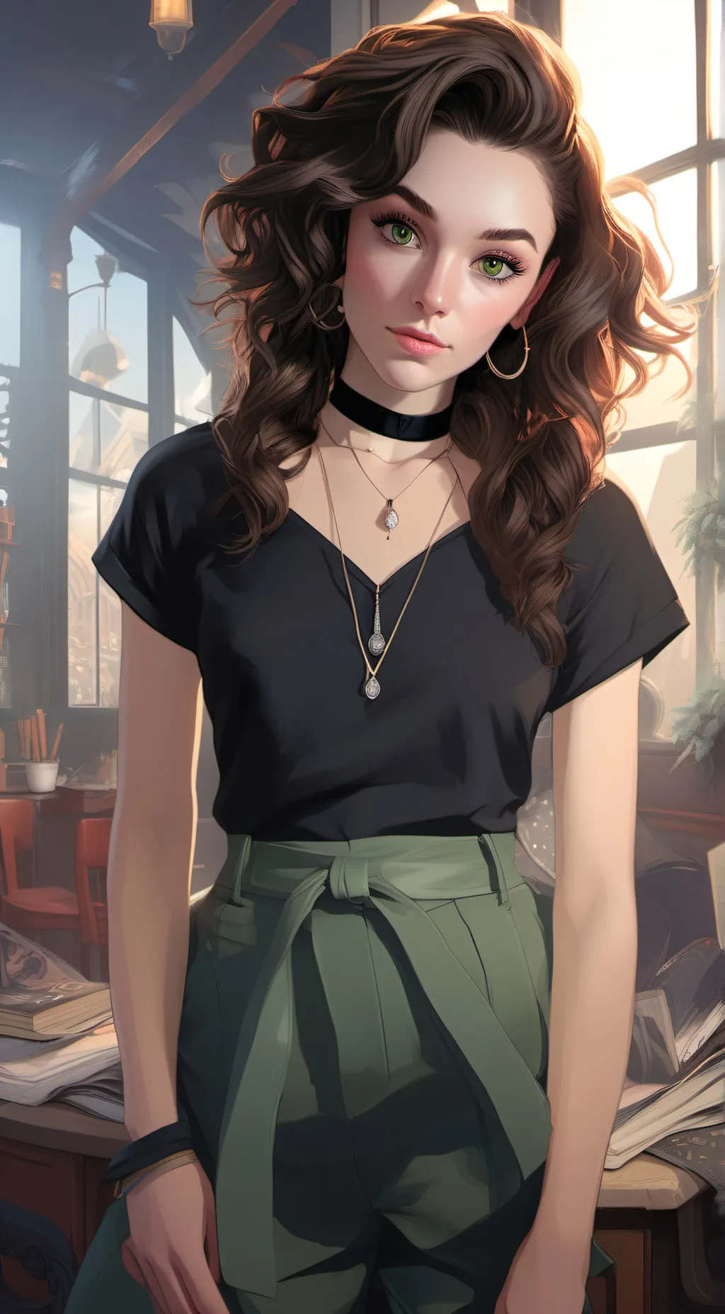 ai character: chole background