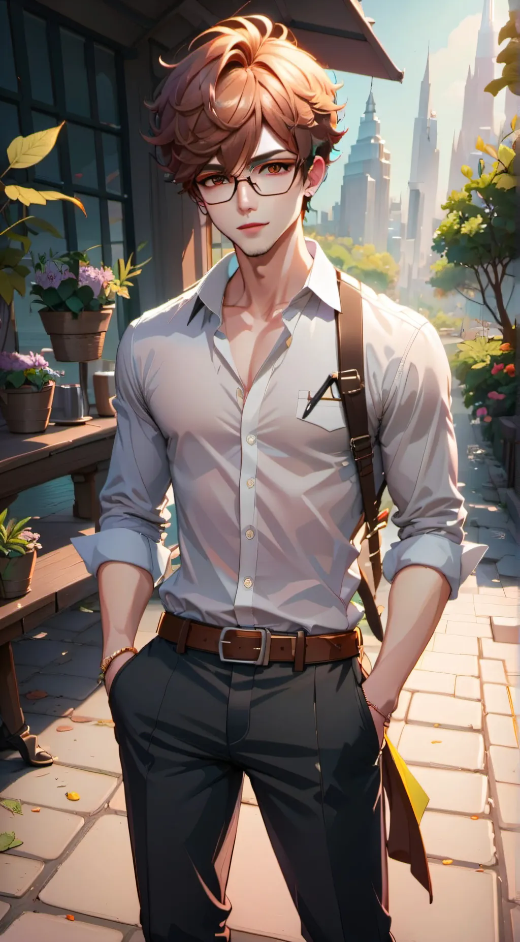 ai character: Ben. J background