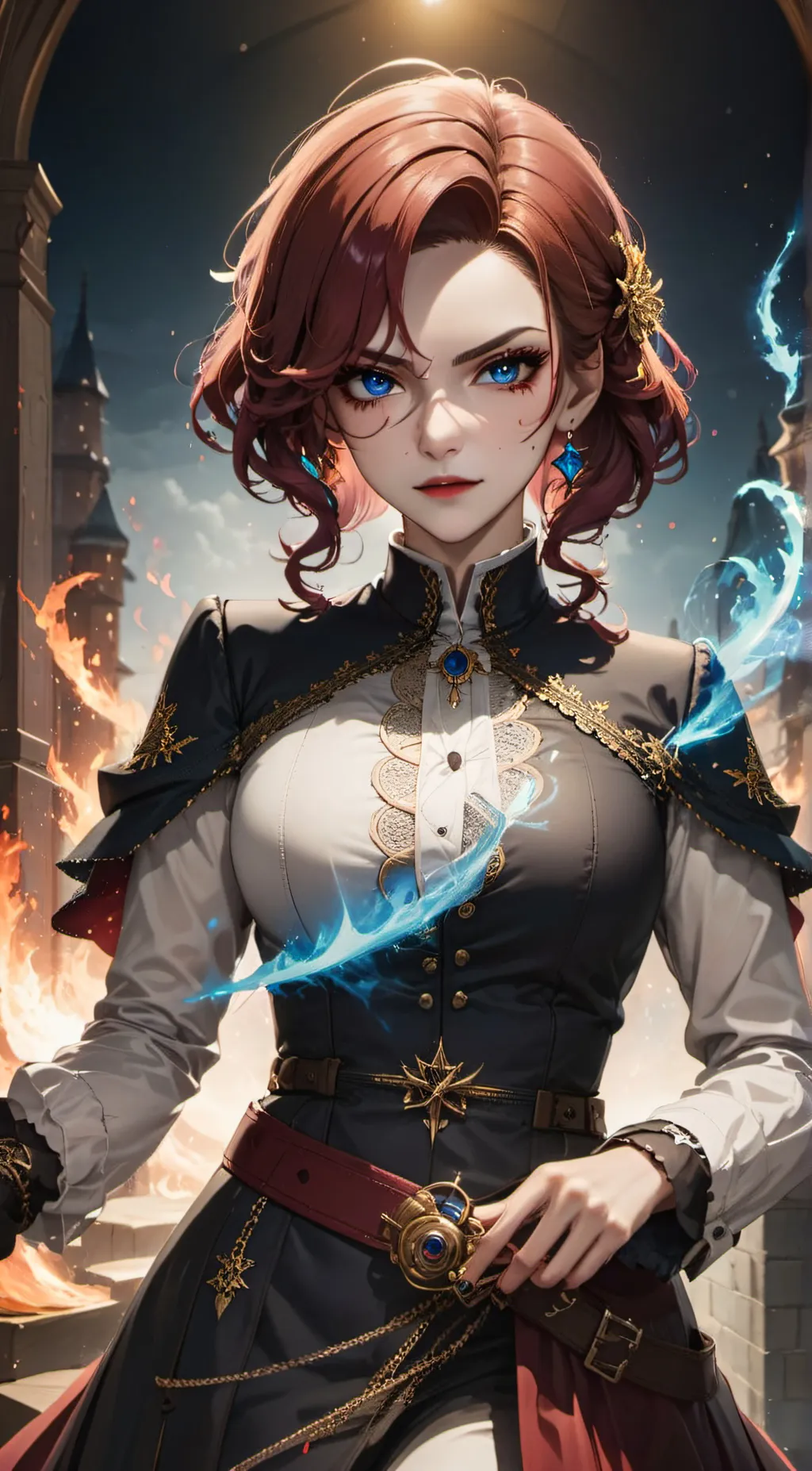 ai character: Collette Todoroki background