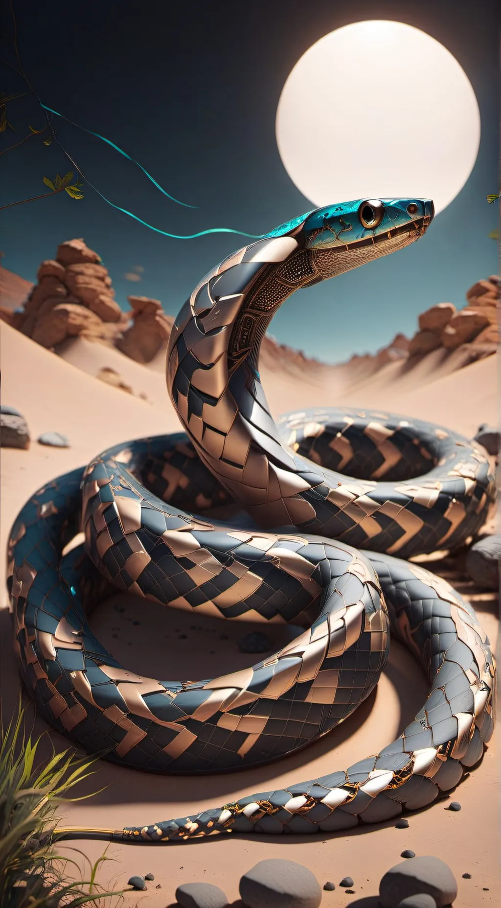 ai character: sneky background