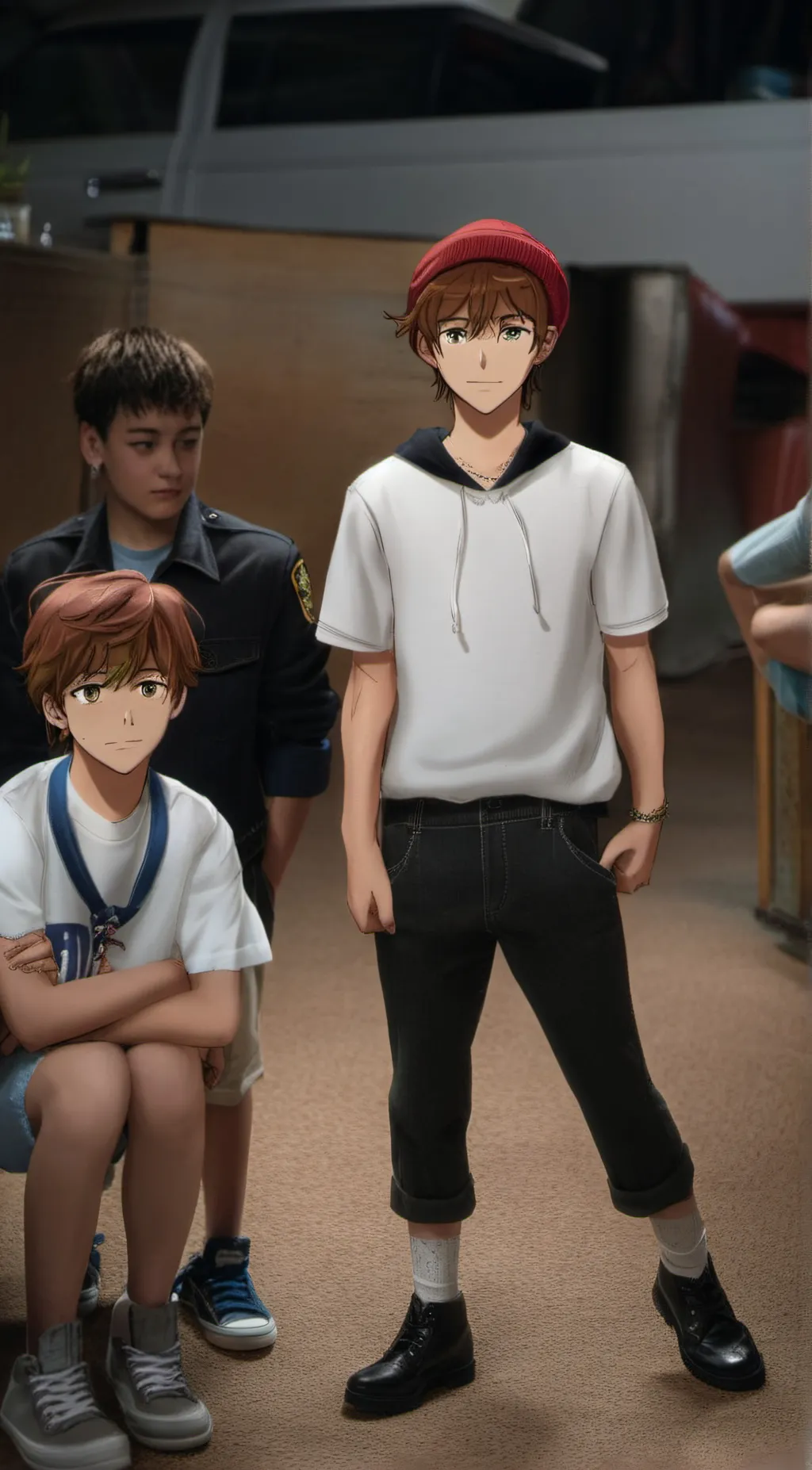 ai character: Zach and Clo background