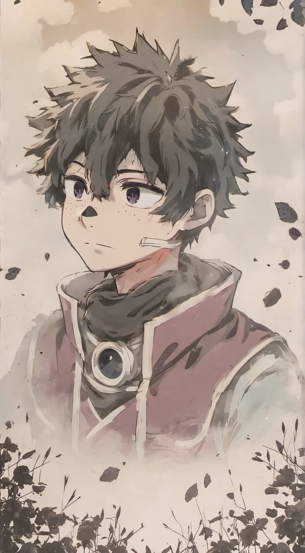 ai character: Deku background