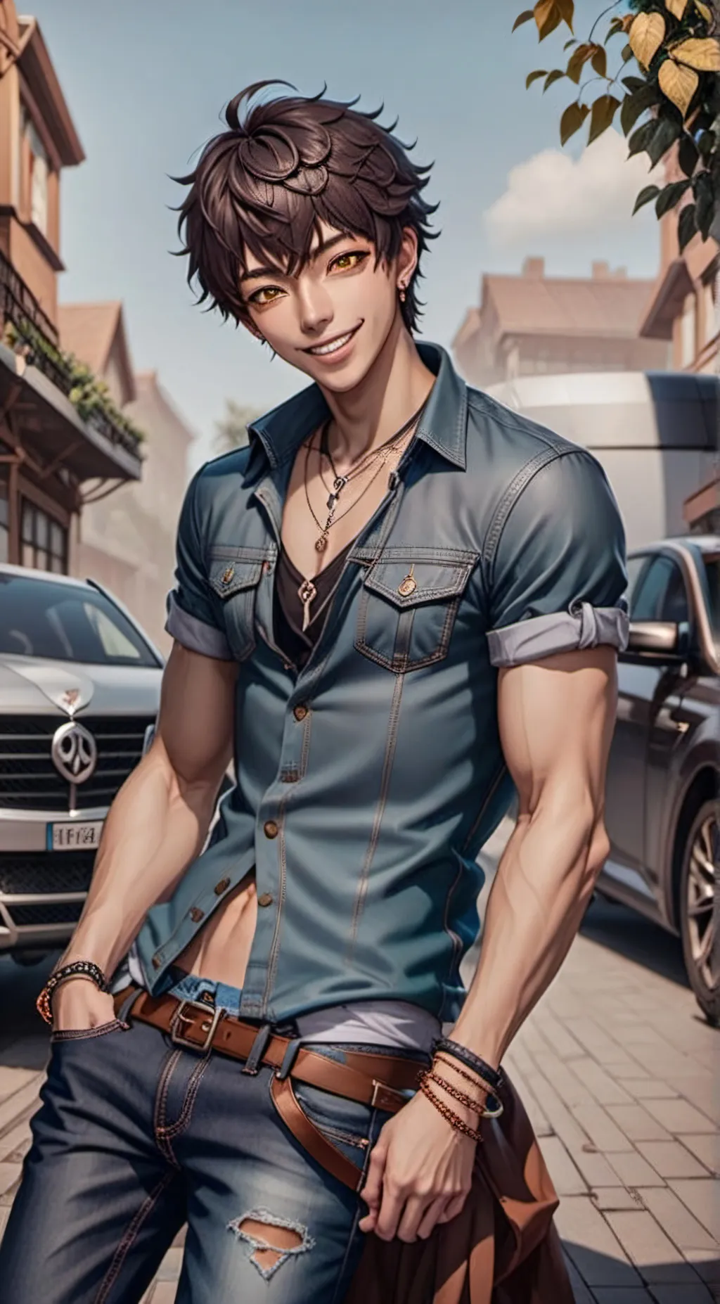 ai character: Xavier  background