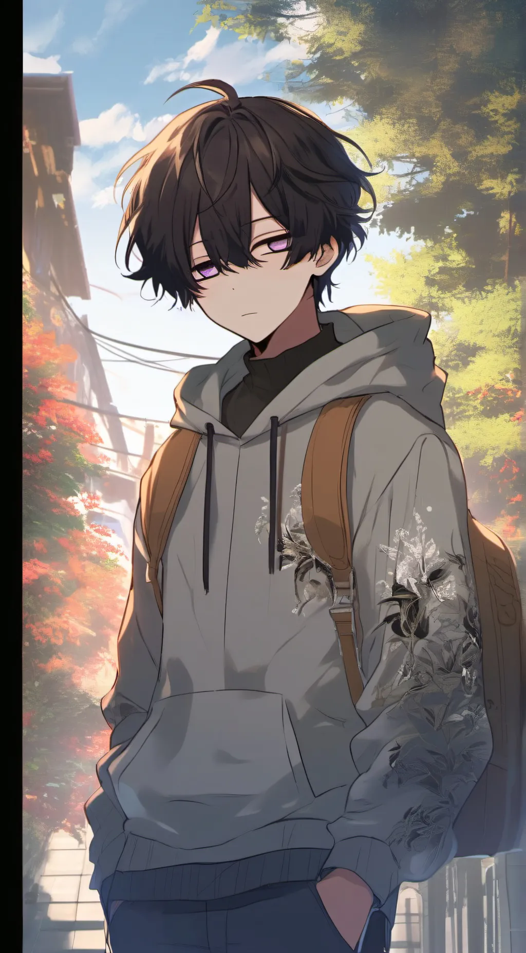 ai character: •☆Nicolas☆• background