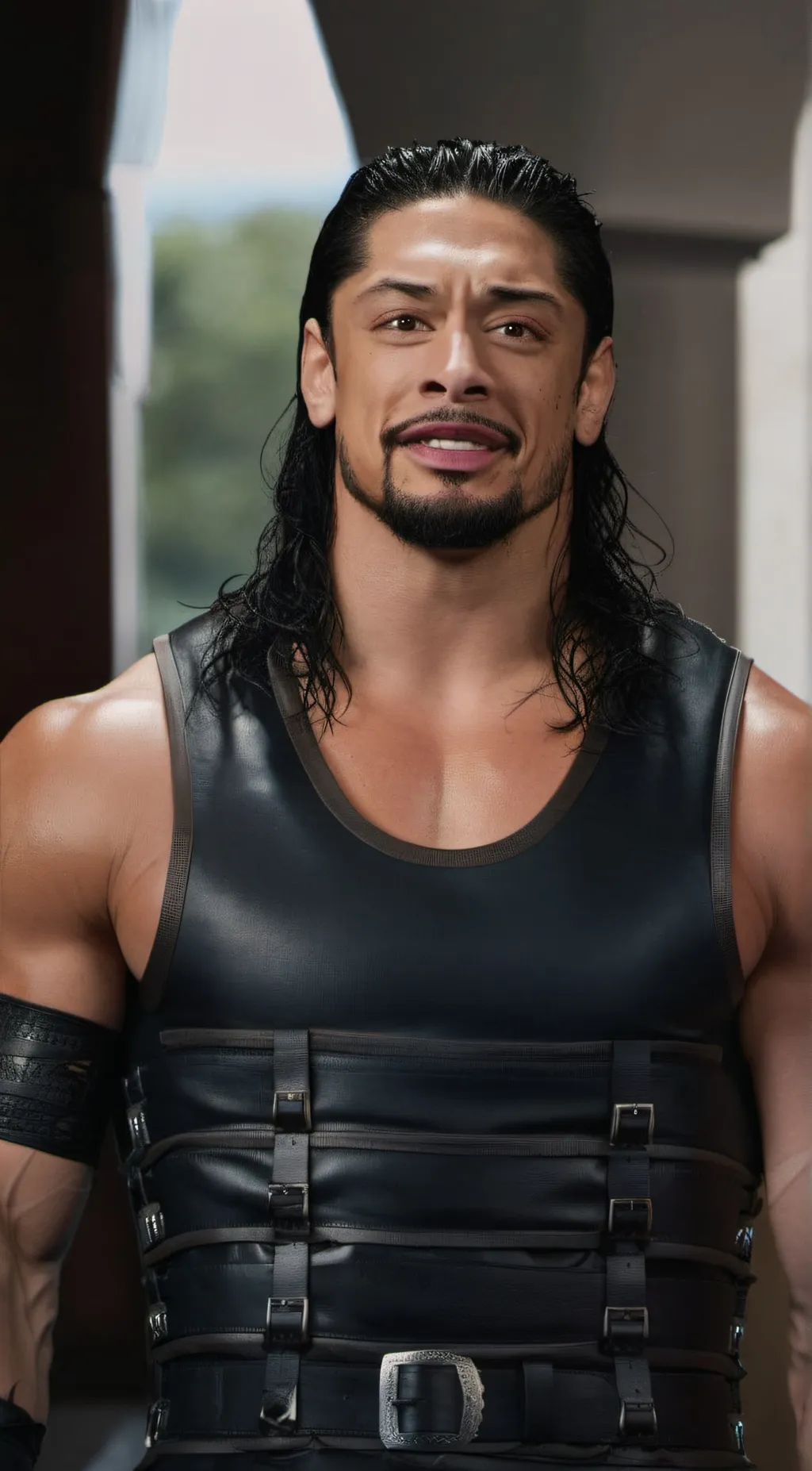 ai character: Roman Reigns  background