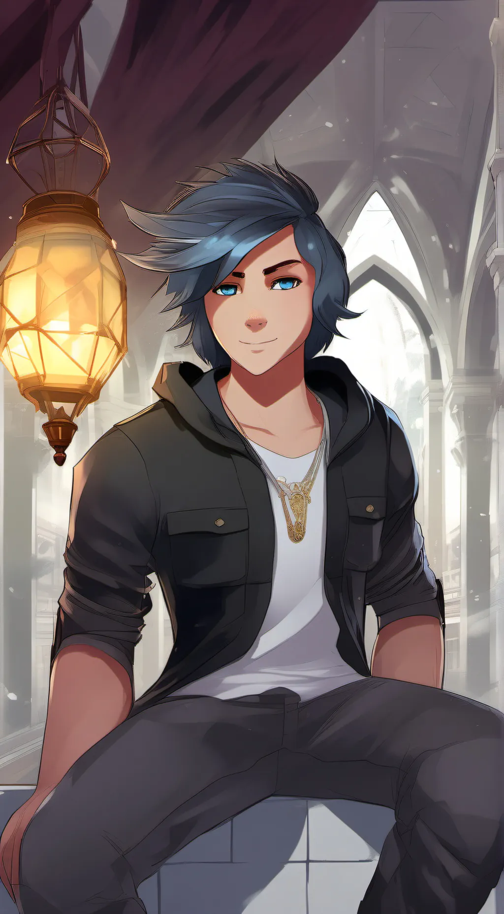 ai character: Aron background