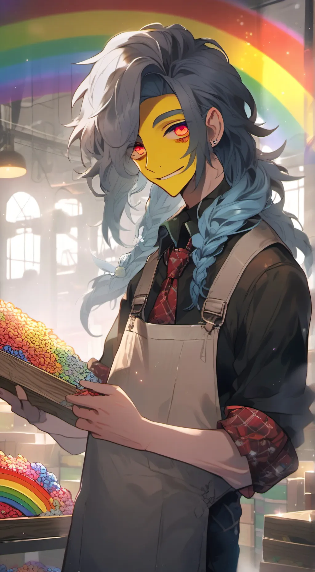 ai character: Rf wally/walden  background