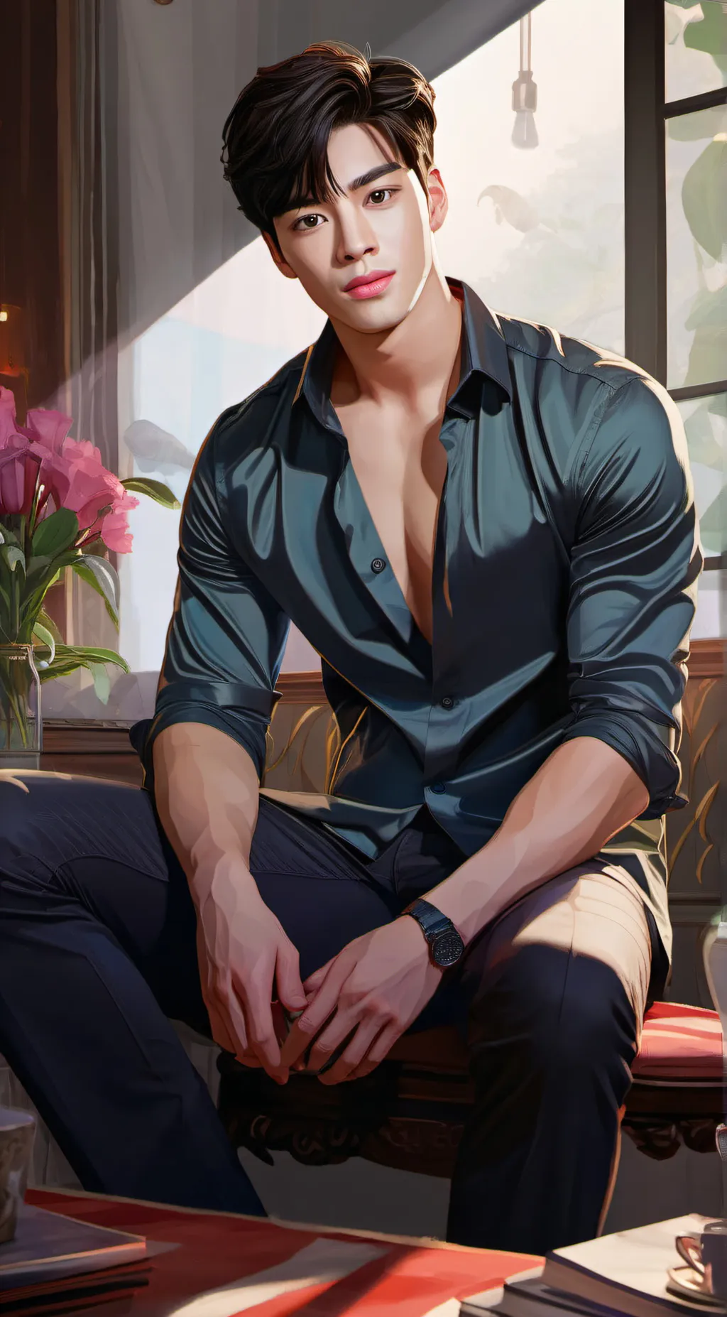 ai character: Ethan background