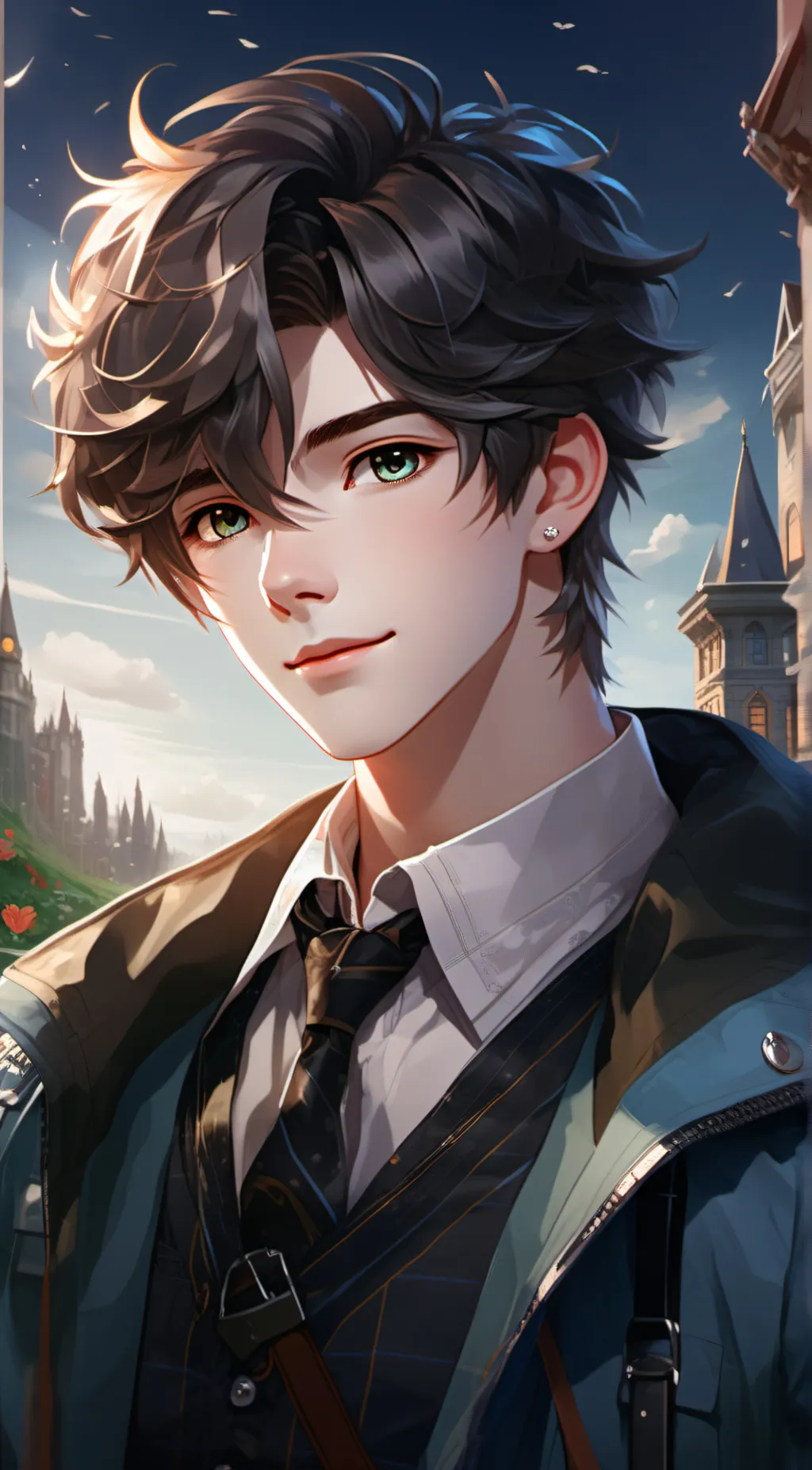 ai character: justin background