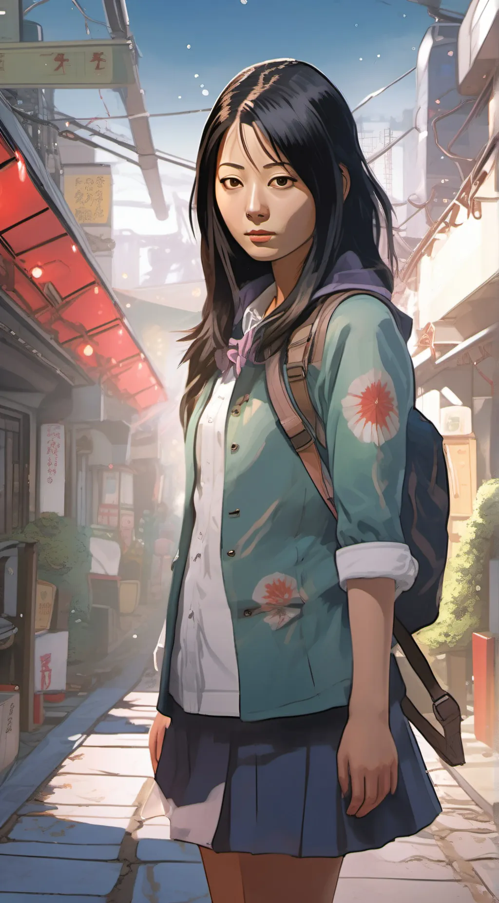 ai character: Reina Sasaki background