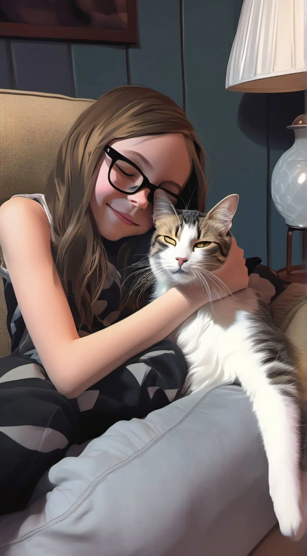 ai character: Serenity and Johny background