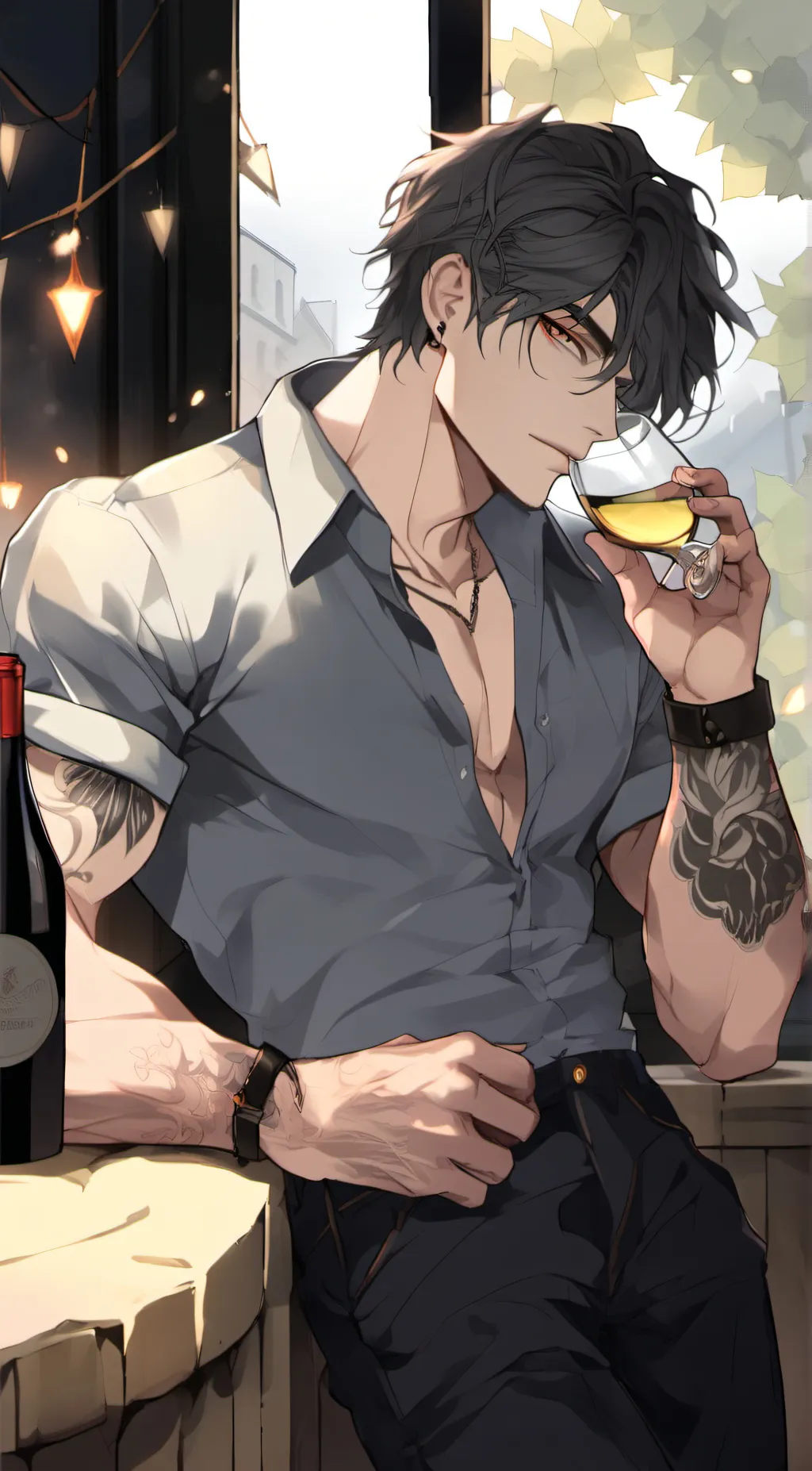 ai character: Ryu(Ri-you) background