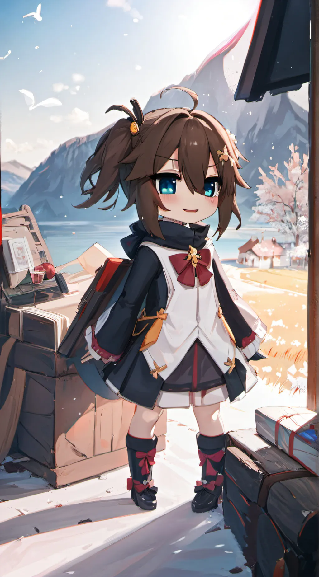 ai character: Tsutako  background