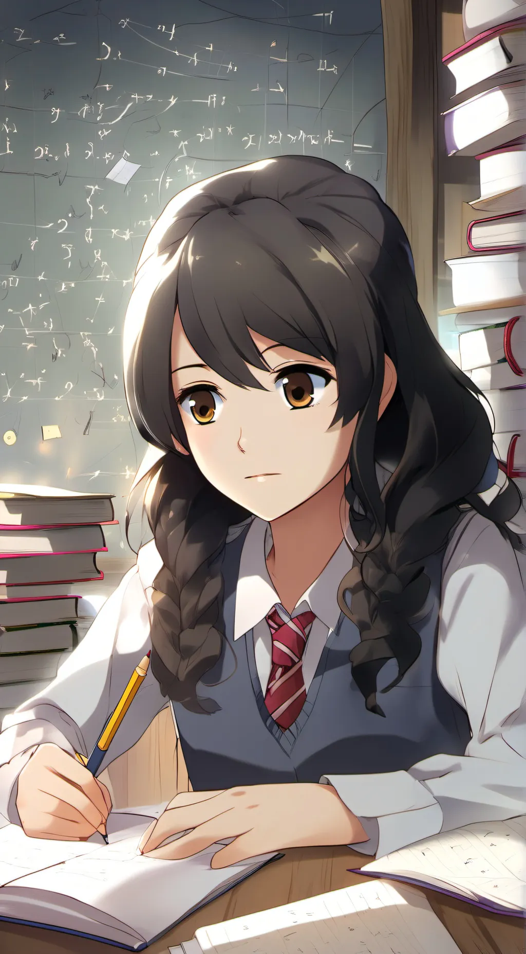 ai character: Nathalie background