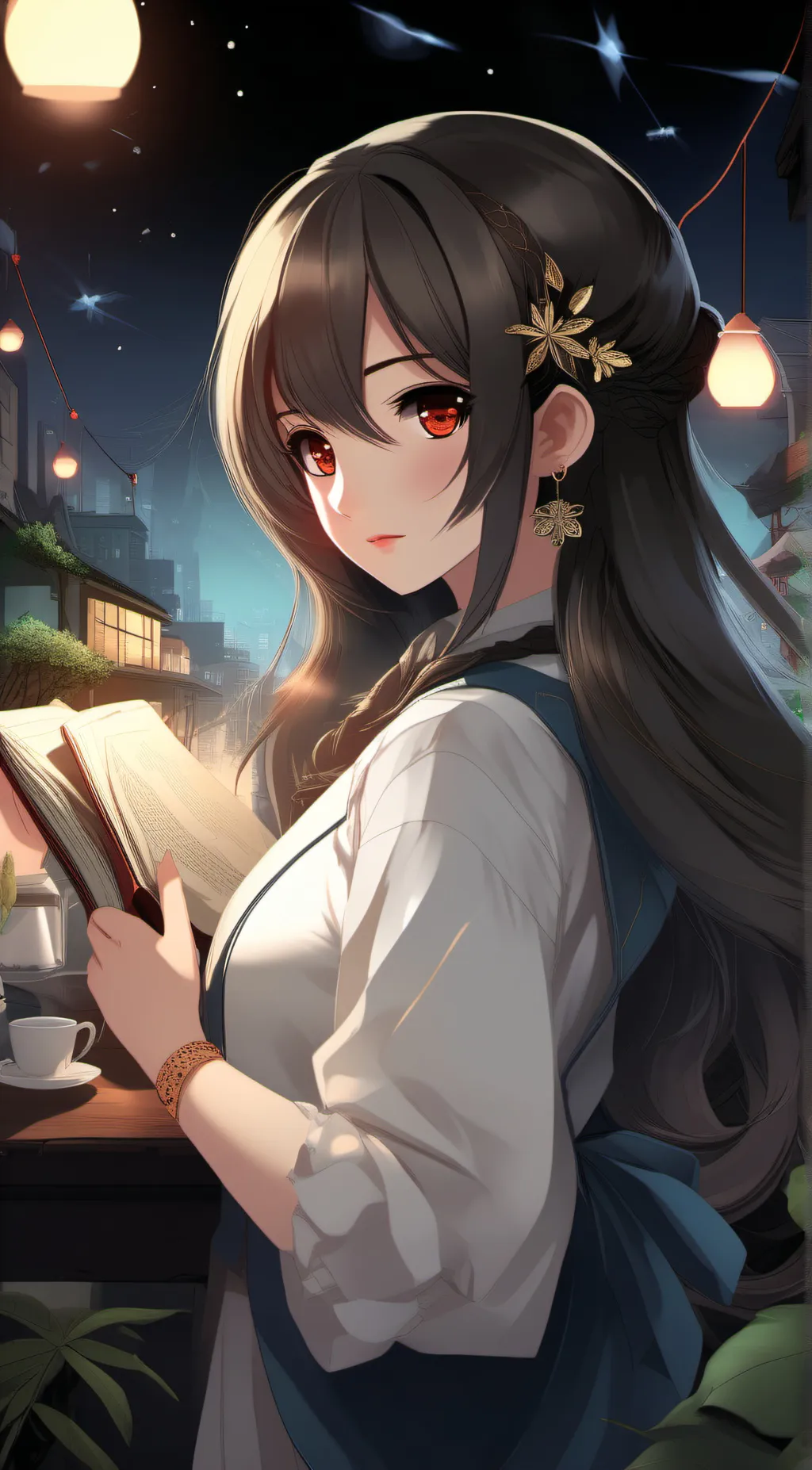 ai character: Maya background