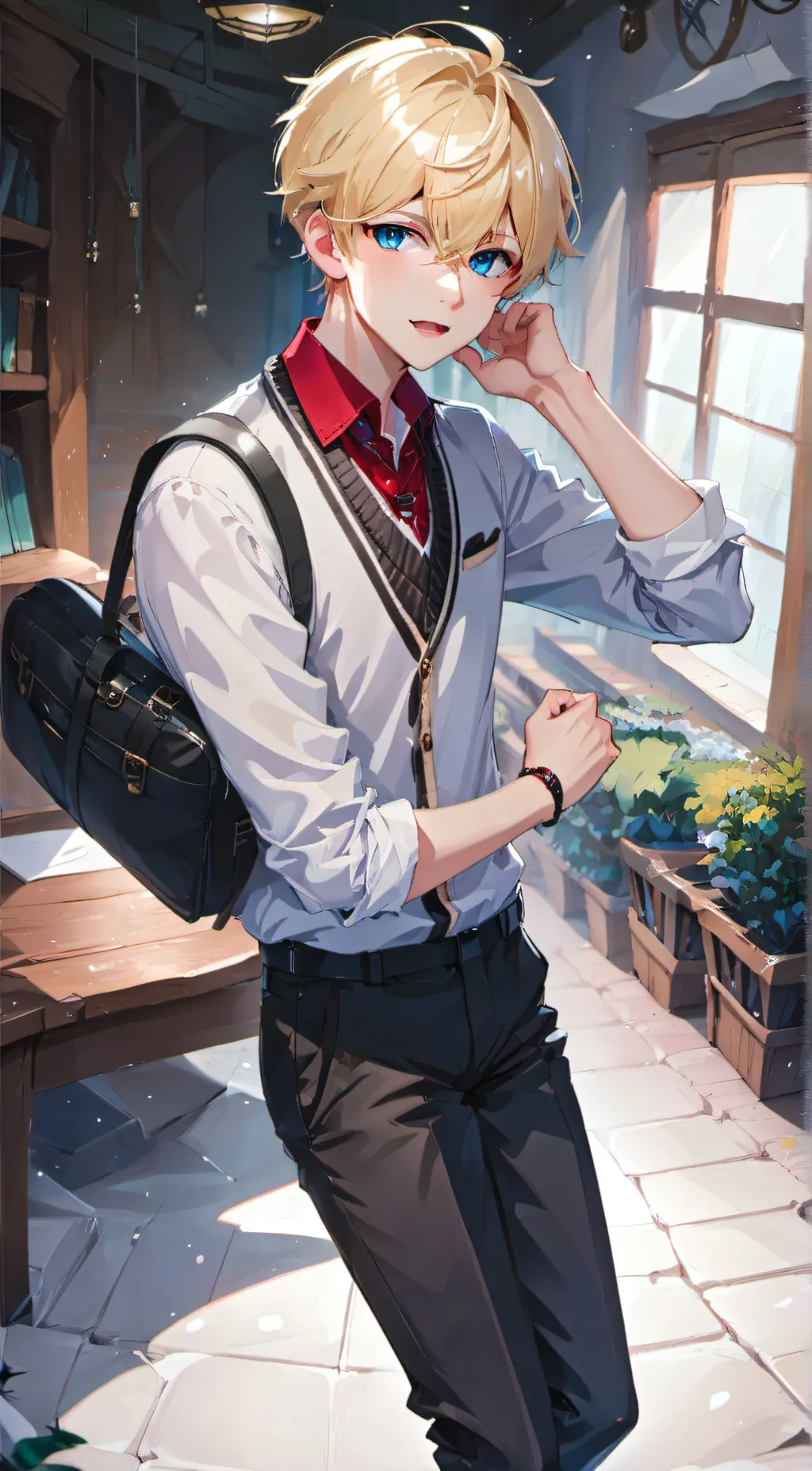 ai character: aron background