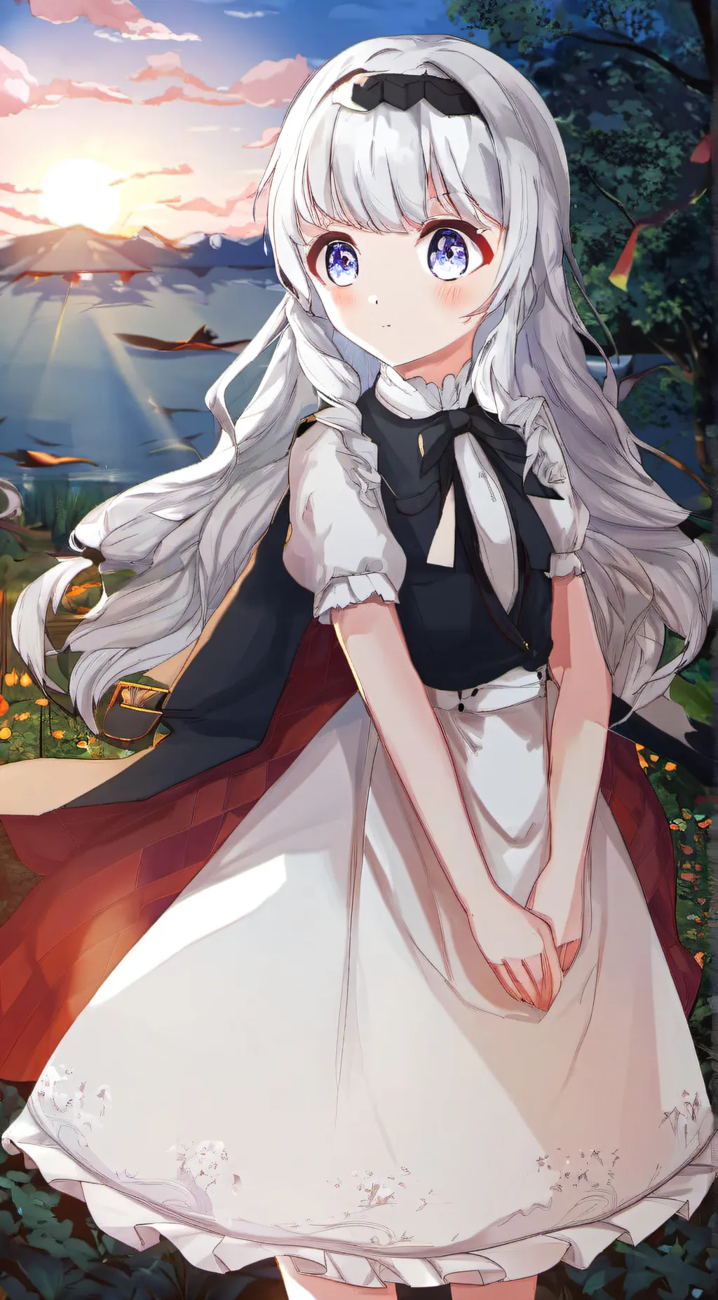 ai character: Lola white  background