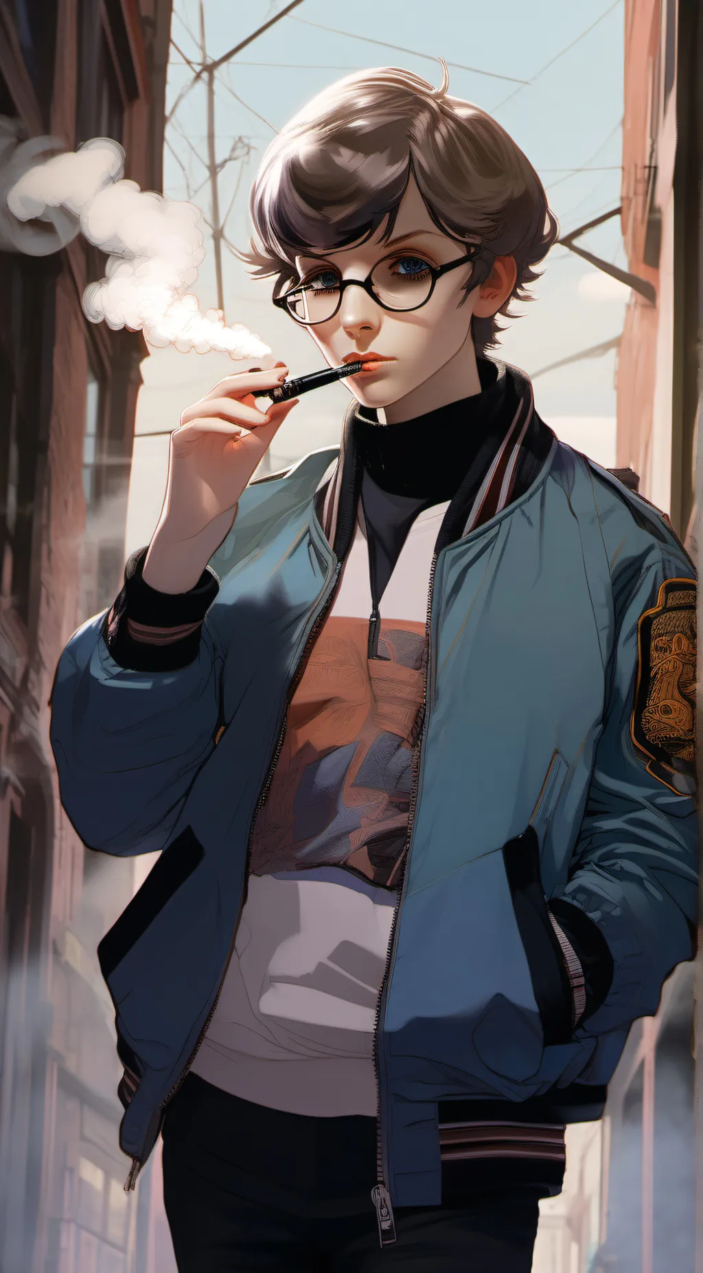 ai character: Ethan Clark background