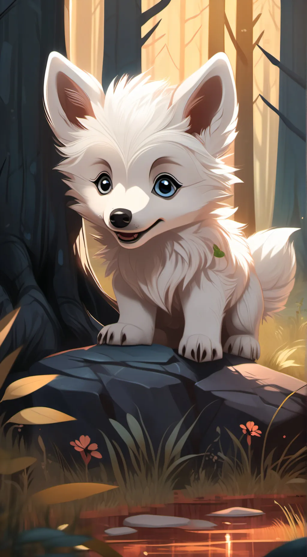 ai character: luna background