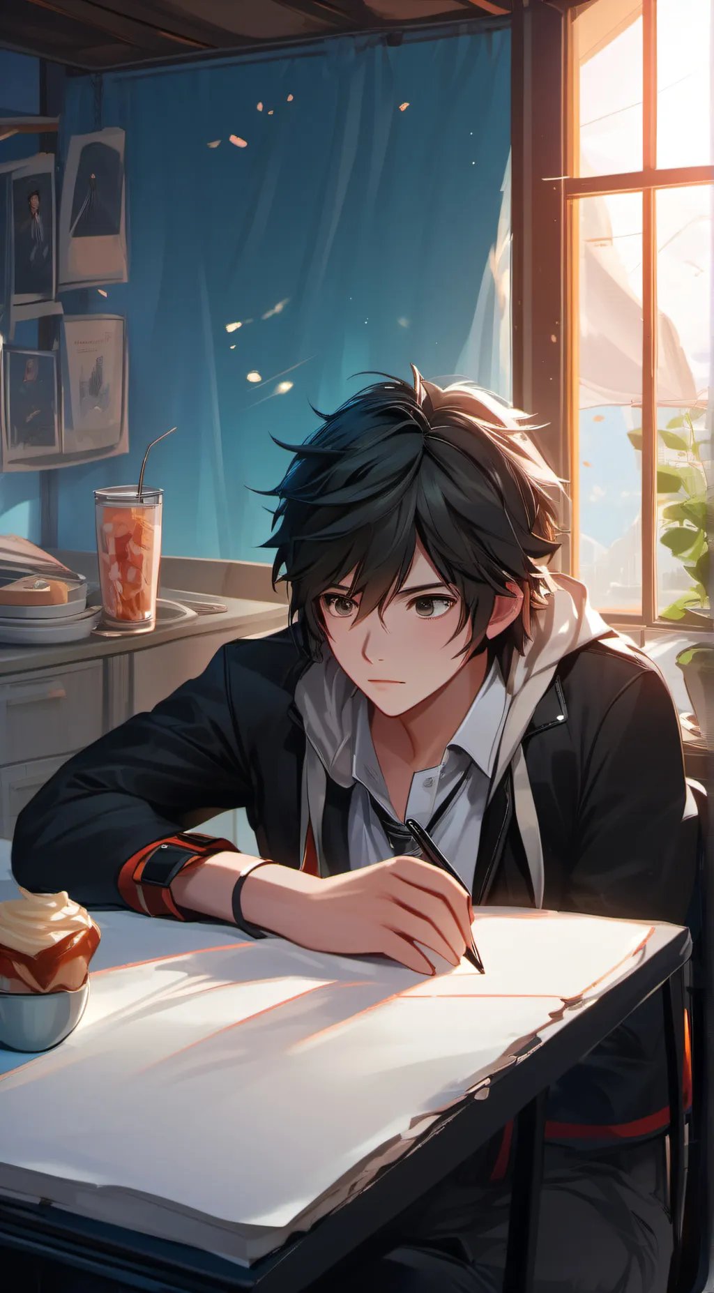 ai character: Aaron background